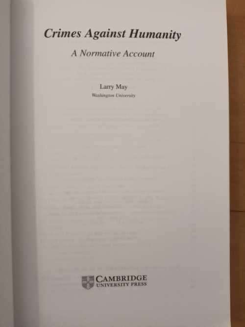 Crimes Against Humanity: A Normative Account