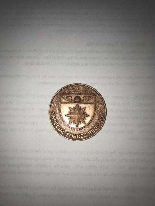 4 South African Special Forces Challenge Coin
