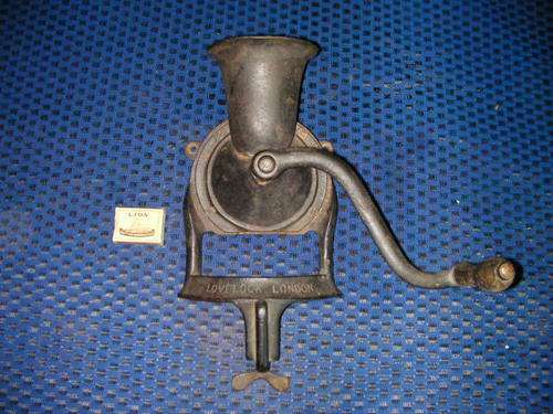 Antique coffee grinder very sought after