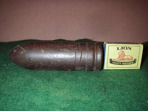 Steel de-activated explosive bullet shell head R1.00