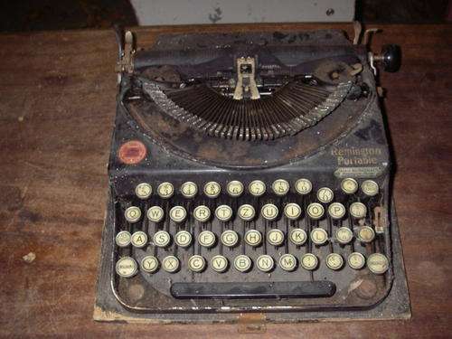 Antique type writer Remington