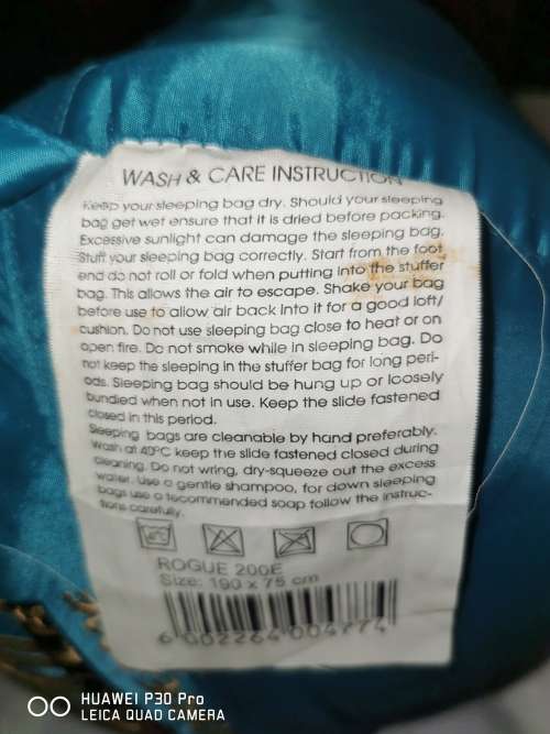 Sleeping Bag Excellent Condition