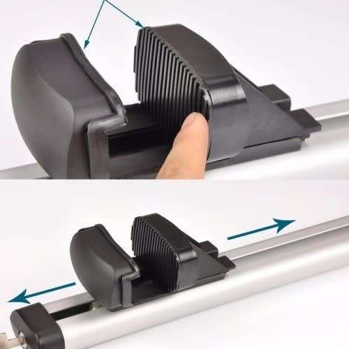 New Roof bars for Vehicle with rails 100kg capacity with locks