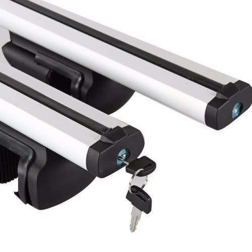 New Roof bars for Vehicle with rails 100kg capacity with locks