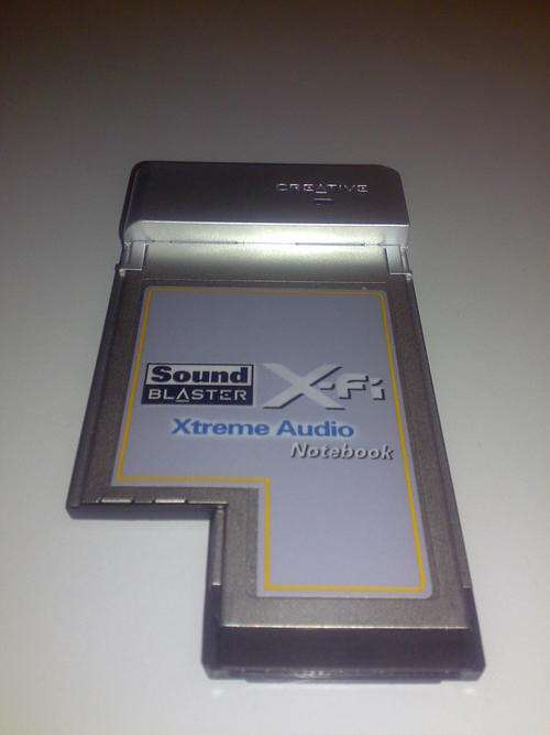 Sound Blaster X-Fi Notebook Express Card