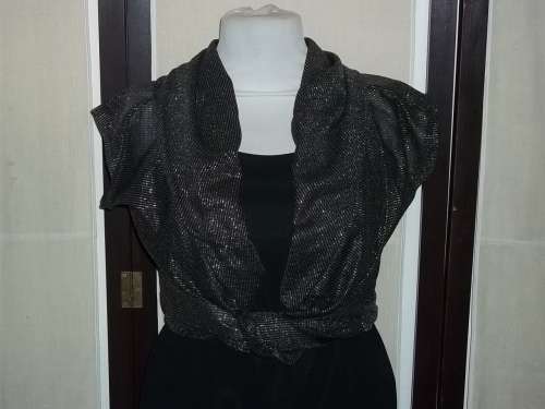 Black and gold bolero size M/L