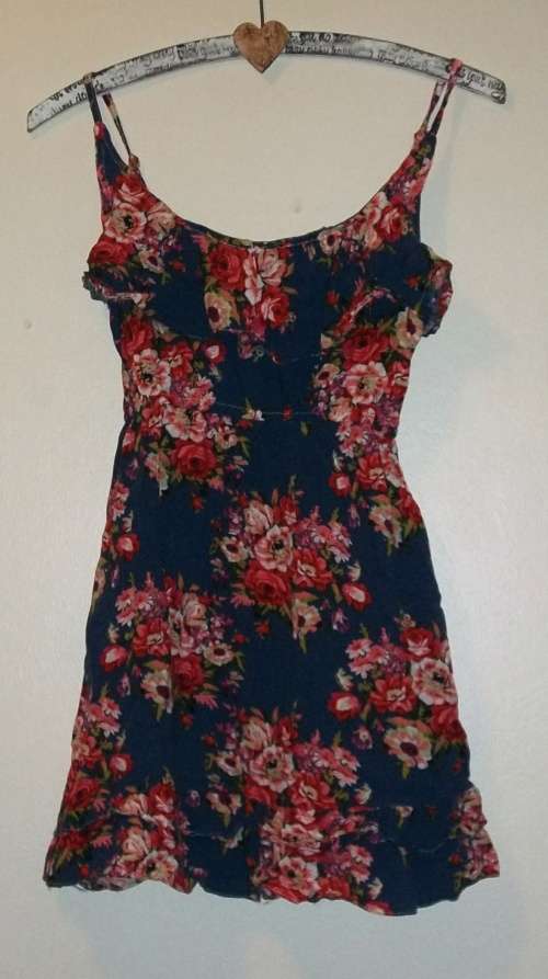 Floral spaghetti top size:  XS