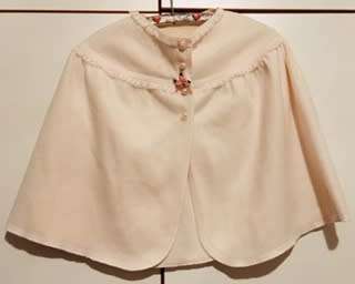 Vintage fleece cape Size: S/M
