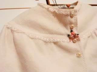 Vintage fleece cape Size: S/M