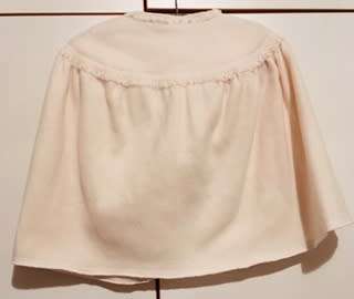 Vintage fleece cape Size: S/M