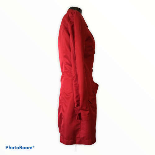 Red Trench Coat Size: 12/36