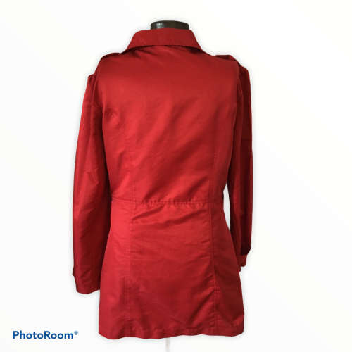Red Trench Coat Size: 12/36