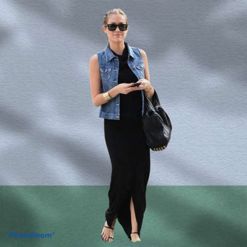 Vintage Denim Waist Coat Size: 12/36