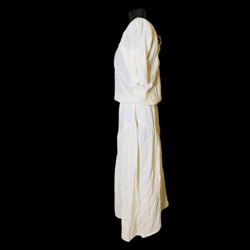 Beige maxi dress Size: L