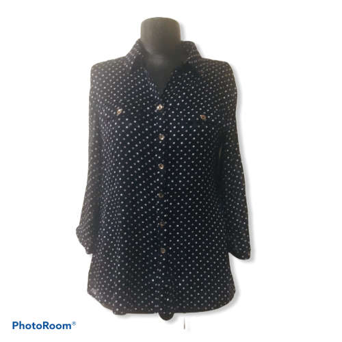Miladys Naby Polkadot Shirt Size 34