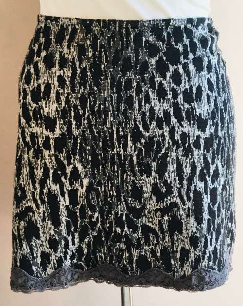 Vintage Morgan De Toi Leopard Print Mini Skirt Size: S/M