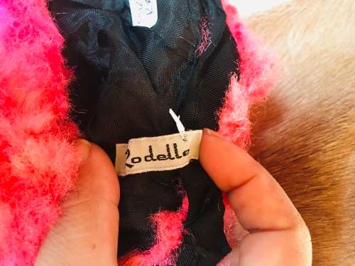 Vintage Pink Faux Fur Hat Size: S