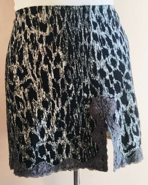 Vintage Morgan De Toi Leopard Print Mini Skirt Size: S/M