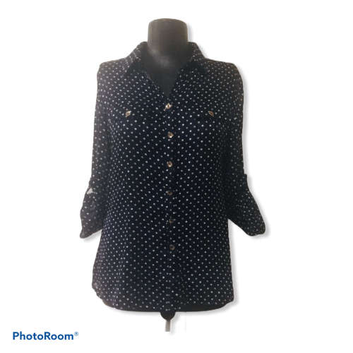 Miladys Naby Polkadot Shirt Size 34