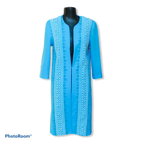 Vintage Turquoise Jacket Size: 36