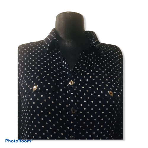Miladys Naby Polkadot Shirt Size 34