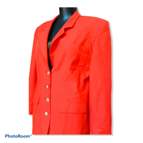 Vintage Red Blazer Size 12