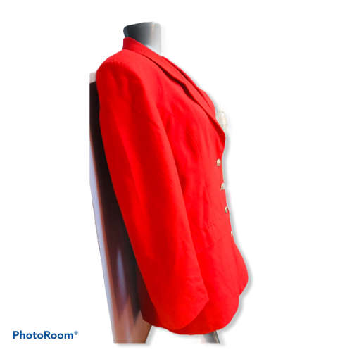 Vintage Red Blazer Size 12