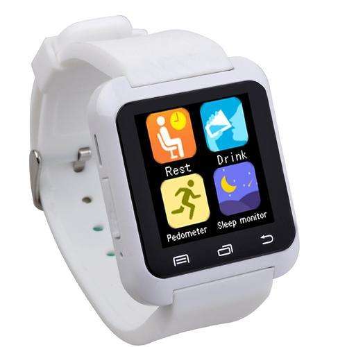 ##LOCAL STOCK##  Smart Watch U80 with Bluetooth for Android and iPhone - WHITE  ---BARGAIN