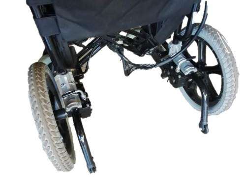 Budget Buddy Power WheelChair (Black with Red trim)