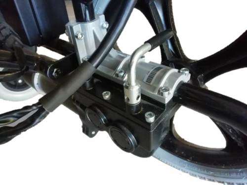 Budget Buddy Power WheelChair (Black with Red trim)