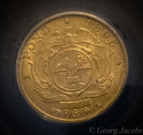 1895 Pond PCGS AU58 - Lustrous - Start @ R1 !!!!