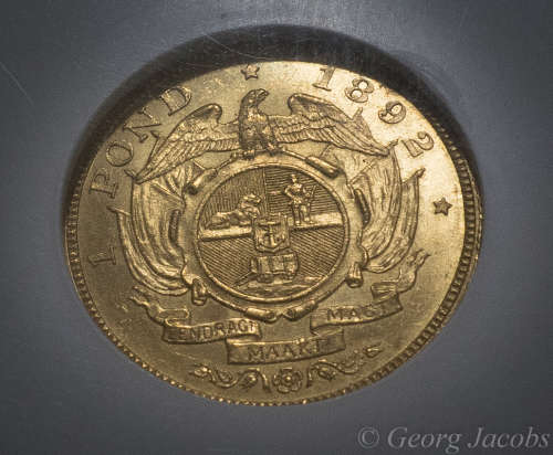 1892 Double-Shaft Pond NGC MS63 - Brilliant Uncirculated- Start @ R1 !!!