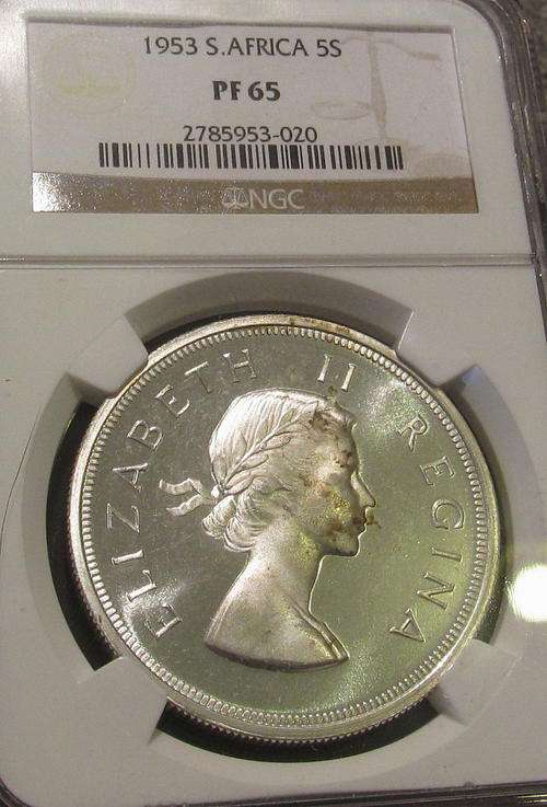 1953 Crown NGC graded Proof 65 - Stunning !!! Start @ R1 !!!!