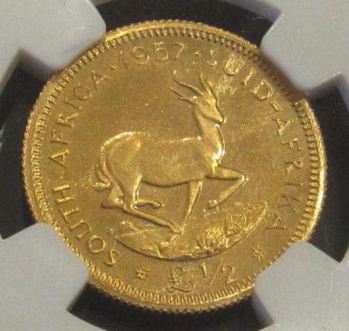 1957 Halfpound Pf66 Cameo - 560 Minted - Start @ R1 !!!!