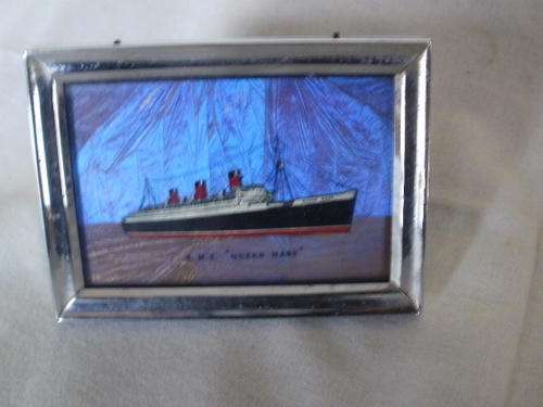 "REAL BUTTERFLY WINGS". R.M.S. QUEEN MARY