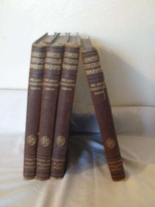 CONCISE UNIVERSAL BIOGRAPHY  ( 4 VOLUMES)