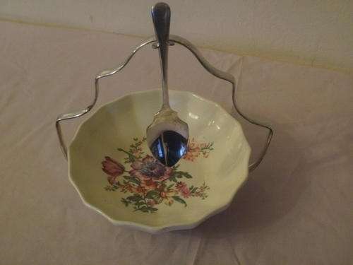 SANDLAND WARE JAM BOWL WITH SPOON