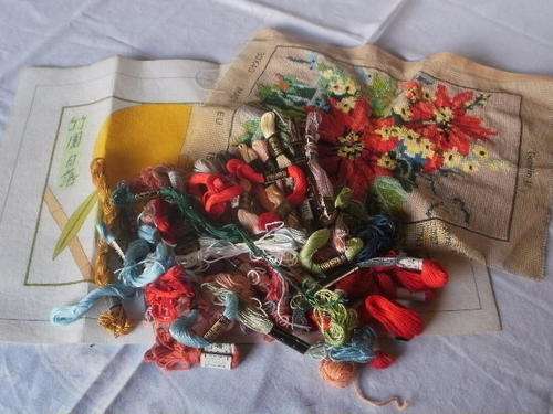 VINTAGE YARN FOR CROCHET/EMBROIDERIES