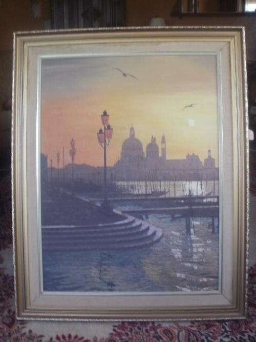 OIL ON BOARD BY VERNON FIELD