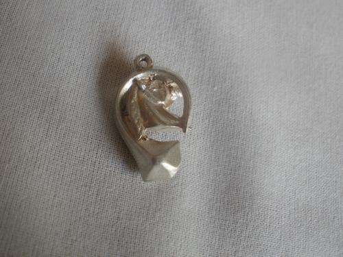 SILVER CHARM HORSE HEAD AND SHOE