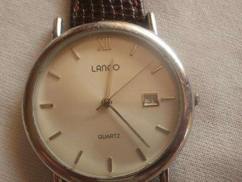 MENS LANCO QUARTZ  WATCH WITH DATE AT THREE