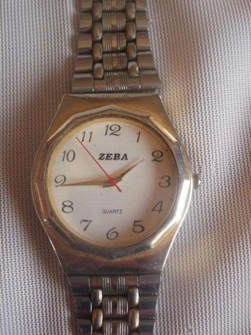 MENS ZEBA QUARTZ WATCH