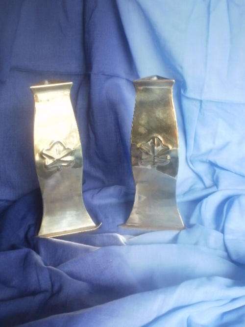 LOVELY PAIR OF BRASS VASES