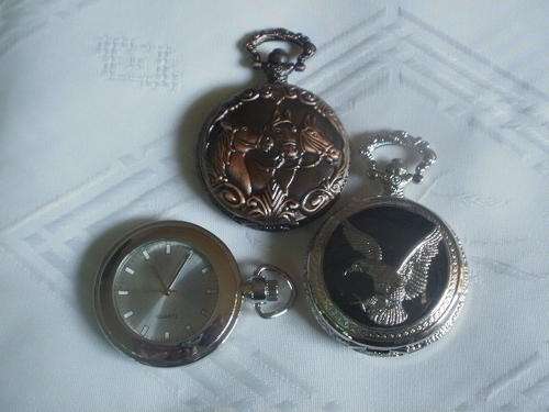 THREE QUARTZ POCKET WATCH (LOT 7) ***FREE  SHIPPING*****