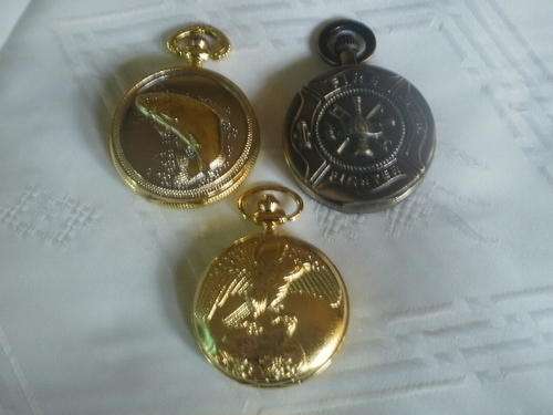 THREE QUARTZ POCKET WATCH (LOT 16) STILL IN ORIGINAL BOXES
