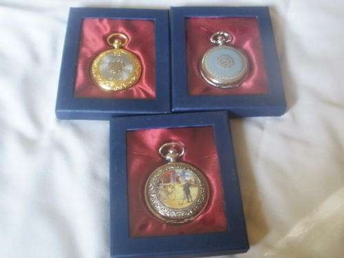 THREE QUARTZ POCKET WATCH (LOT 20)
