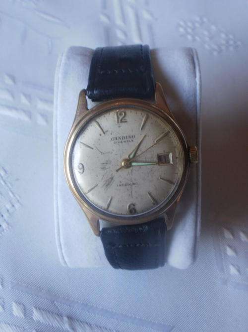 MENS CANDINO MECHANICAL WATCH WITH DATE AT THREE