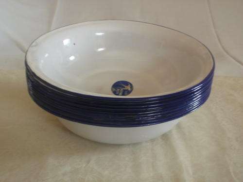 ENAMEL WARE BOWL - NEVER BEEN USED