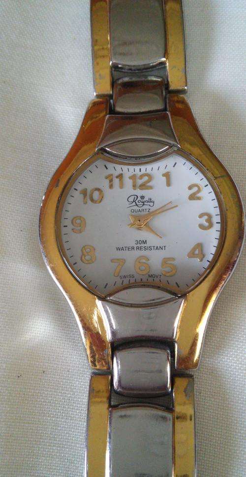 MENS ROYALTY QUARTZ WATCH 18KGP