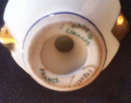 MINIATURE LIMOGES TAZZA